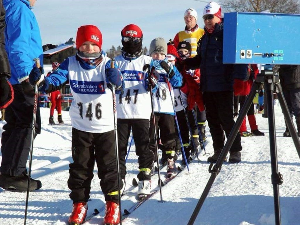 Lysløyperenn i Gaupen 3.februar.